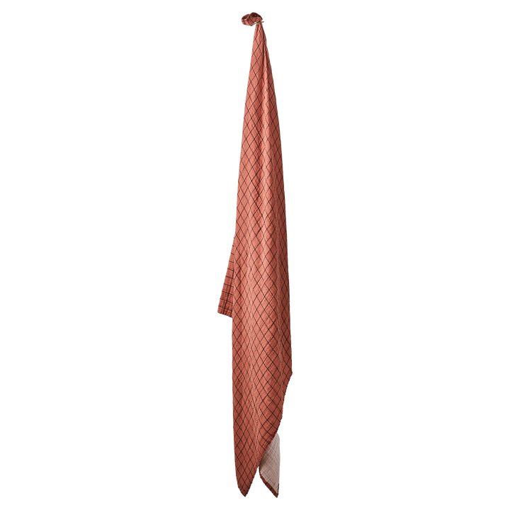 Affari of Sweden - ELSA Bordsduk, Korall/svart