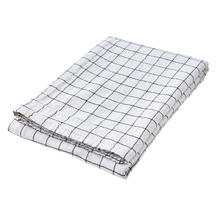 Affari of Sweden - ELSA Bordsduk, Vit/svart