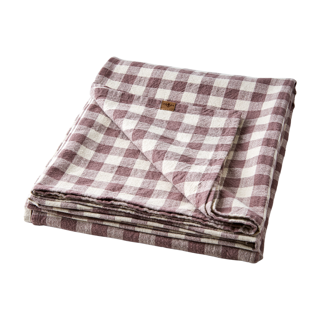 Affari of Sweden - INGRID Bordsduk, Lila/elfenben