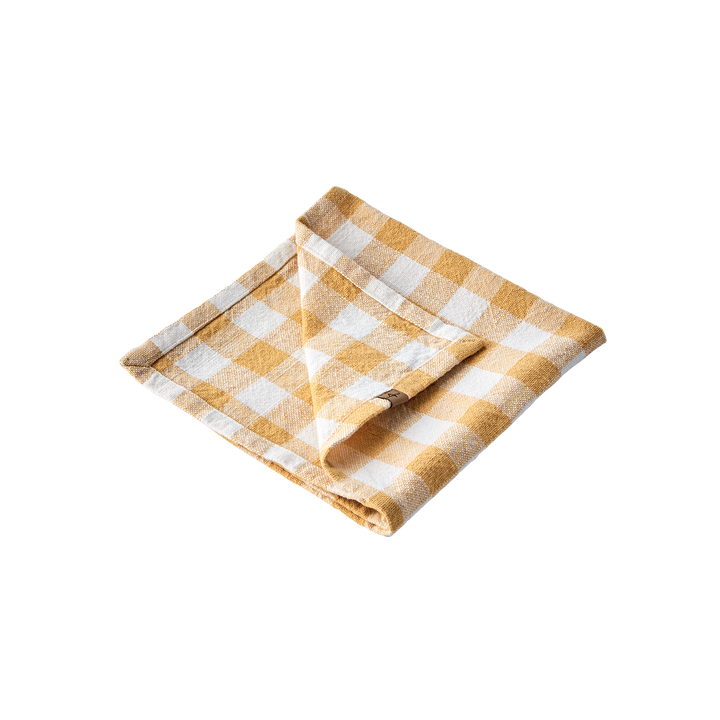 Affari of Sweden - INGRID Servett, Gul/vit