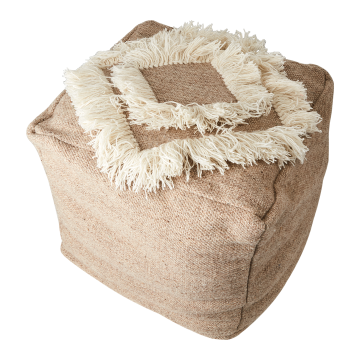 Affari of Sweden - MINNA Sittpuff, Beige/elfenben