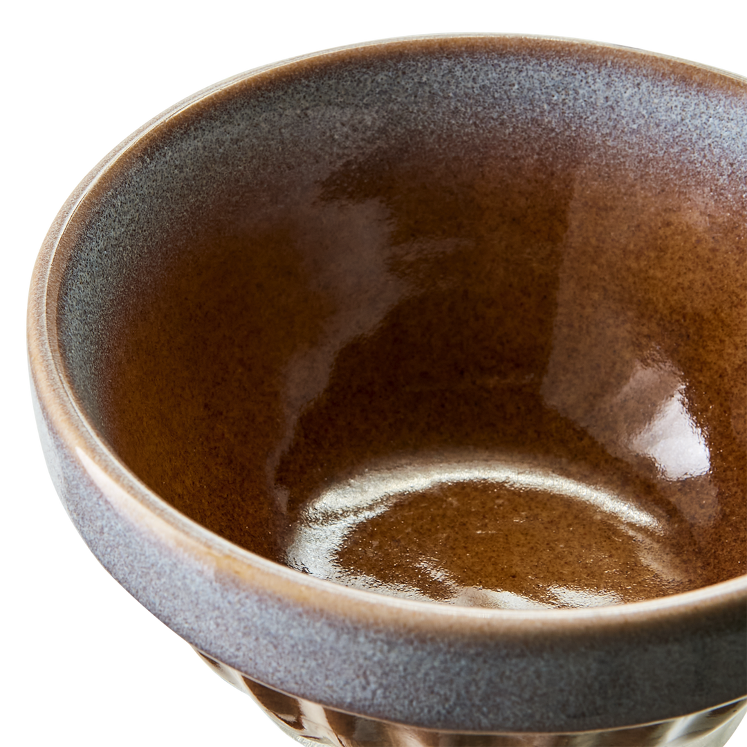 Affari of Sweden - COSTA Skål M, Senapsgul/flerfärgad