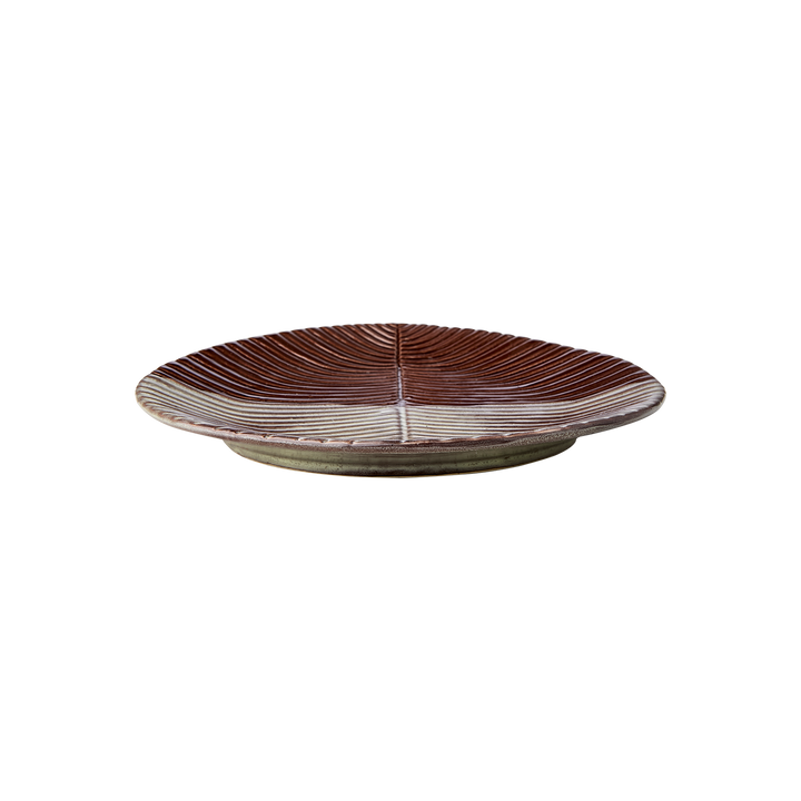Affari of Sweden - VILLE Tallrik, Brun/elfenben (x6)