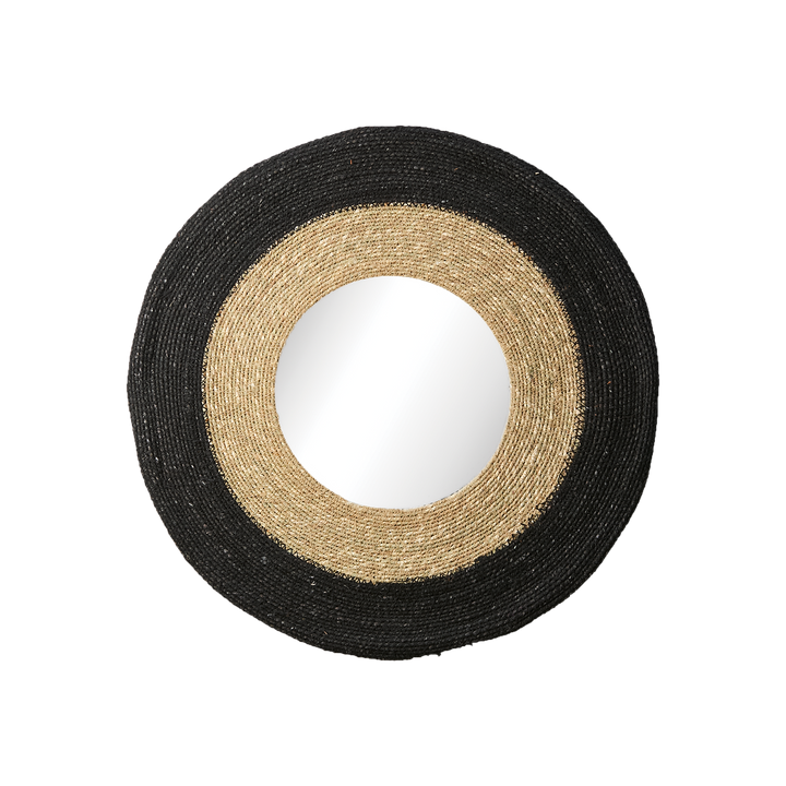 Affari of Sweden - LANDO Spegel, Svart/natur
