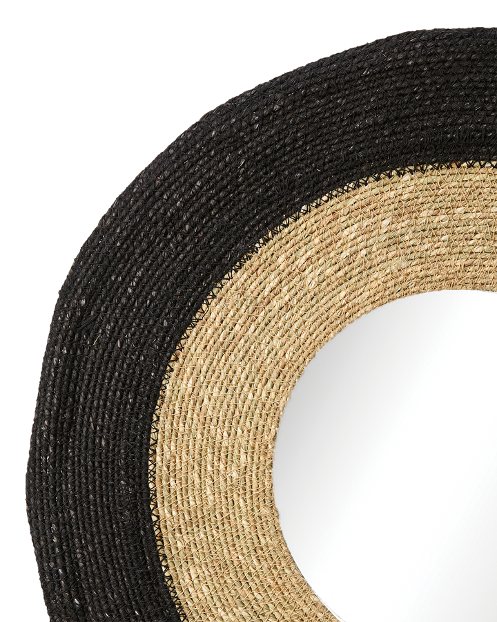 Affari of Sweden - LANDO Spegel, Svart/natur