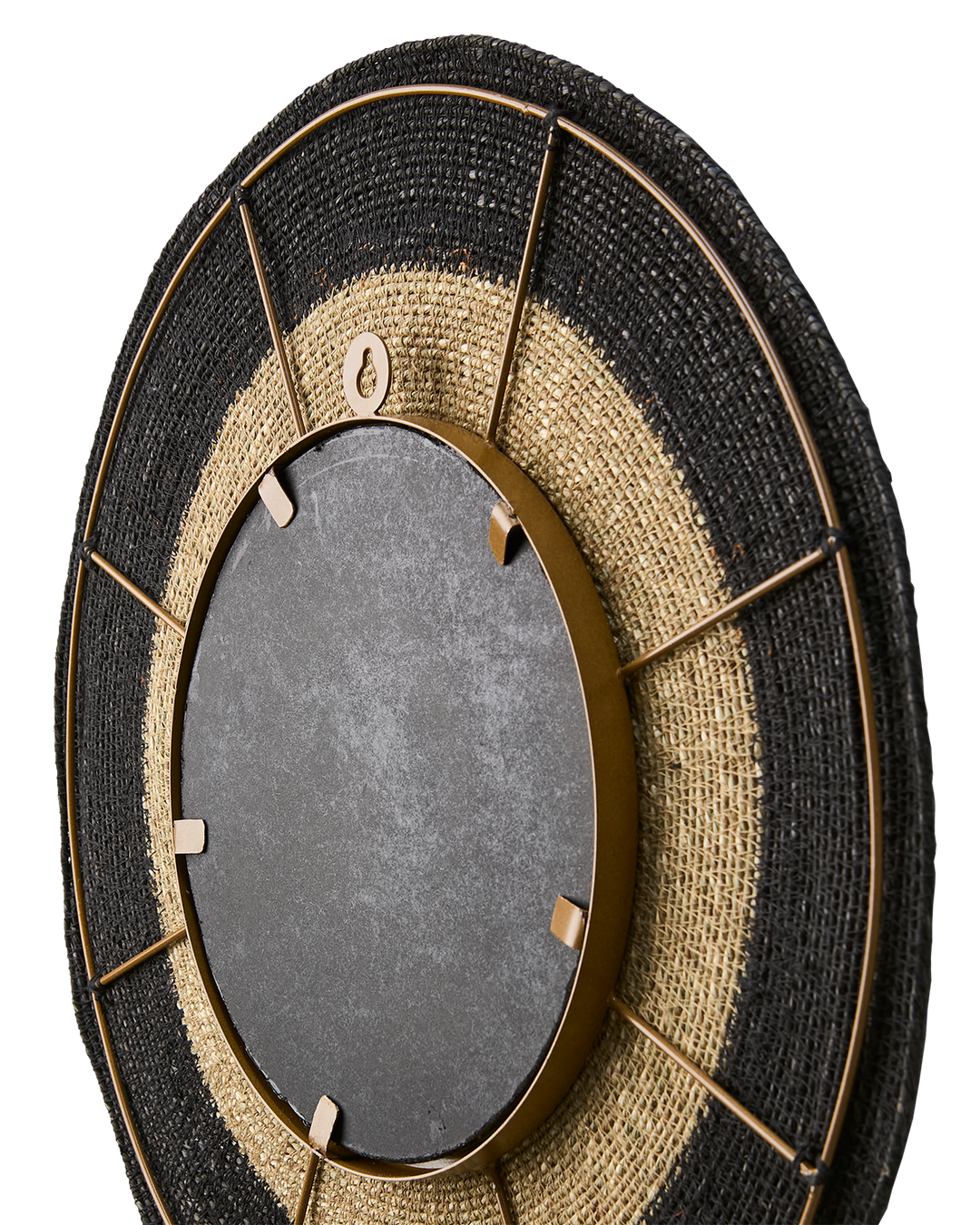 Affari of Sweden - LANDO Spegel, Svart/natur