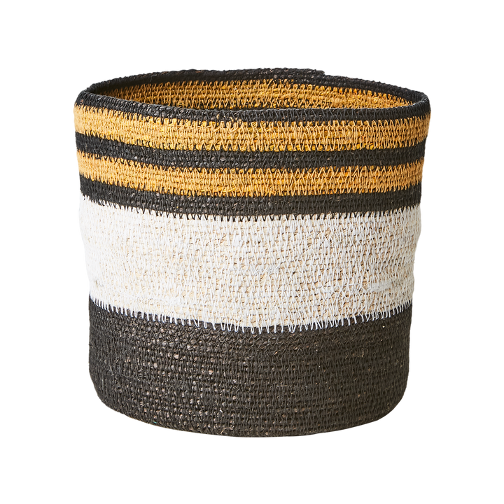 Affari of Sweden - MADIBA Korg, Svart/vit/senapsgul