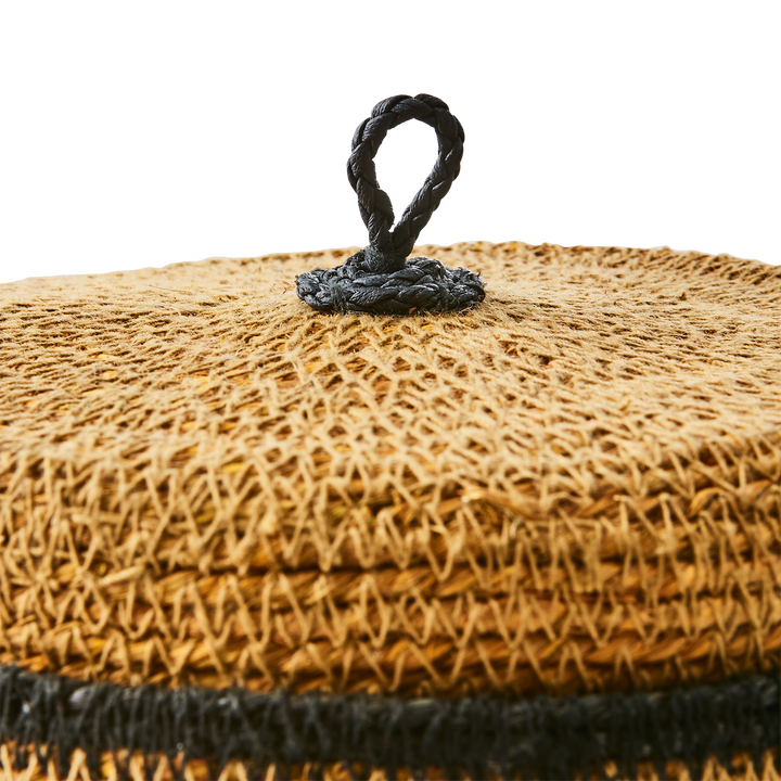 Affari of Sweden - MADIBA Låda, Svart/vit/senapsgul