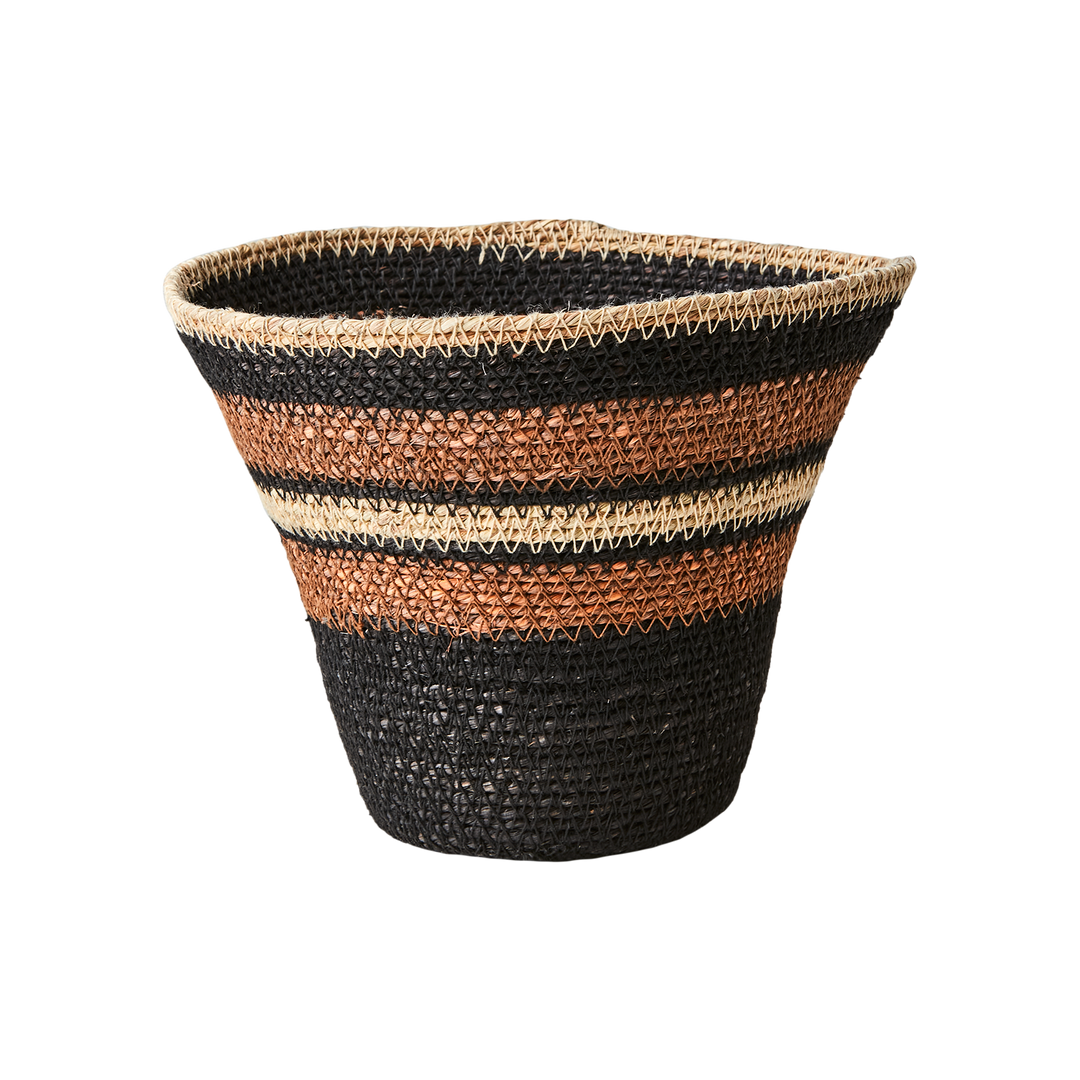 Affari of Sweden - MADIBA Korg, set om 3, Svart/brun/beige