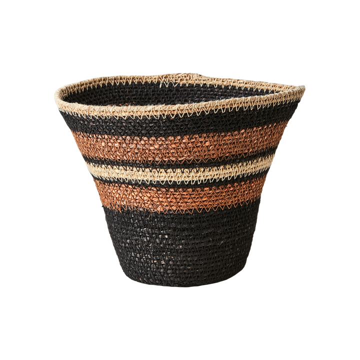 Affari of Sweden - MADIBA Korg, set om 3, Svart/brun/beige