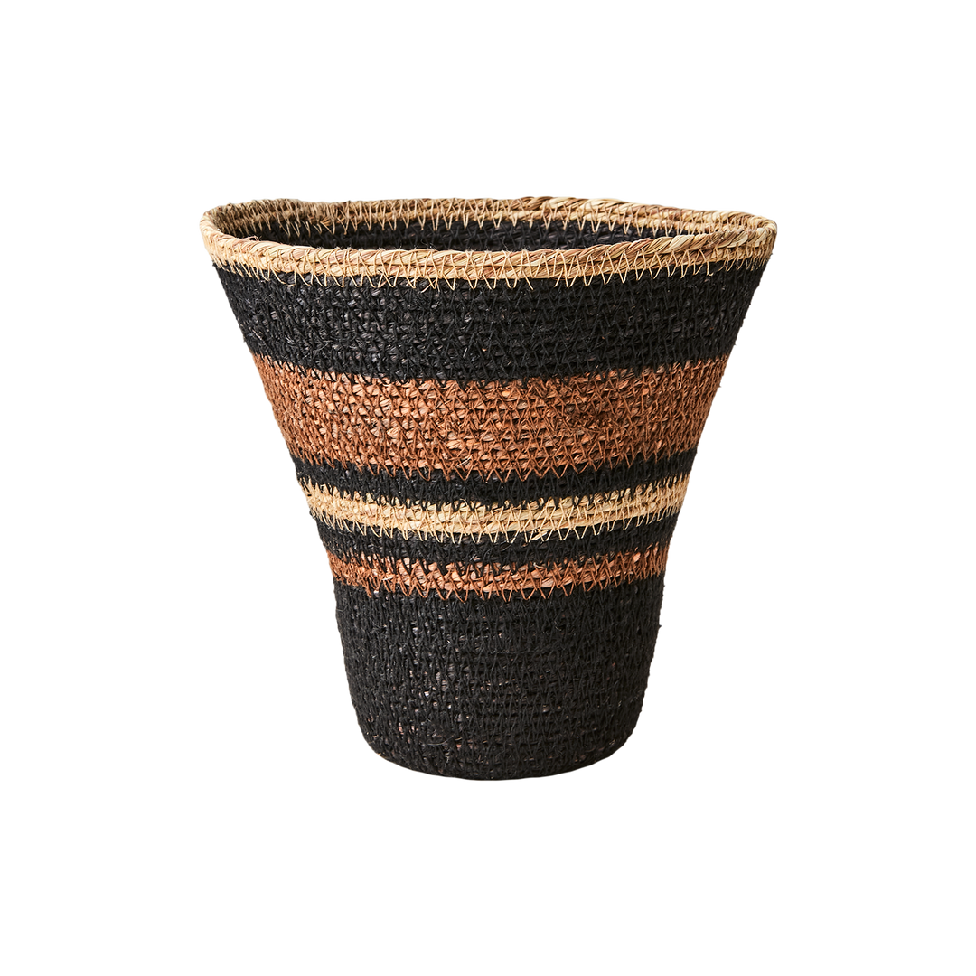 Affari of Sweden - MADIBA Korg, set om 3, Svart/brun/beige