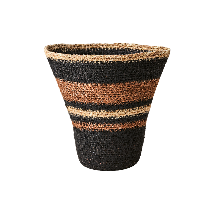 Affari of Sweden - MADIBA Korg, set om 3, Svart/brun/beige