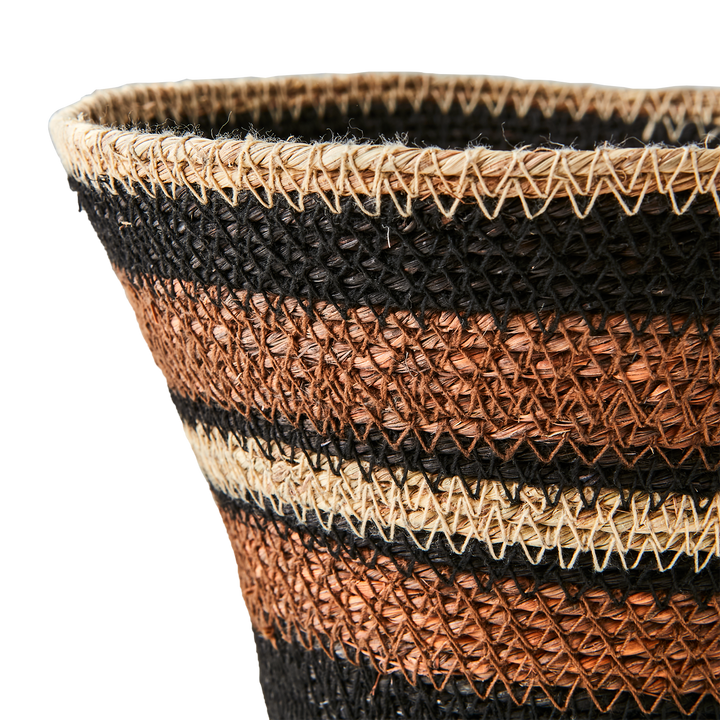 Affari of Sweden - MADIBA Korg, set om 3, Svart/brun/beige