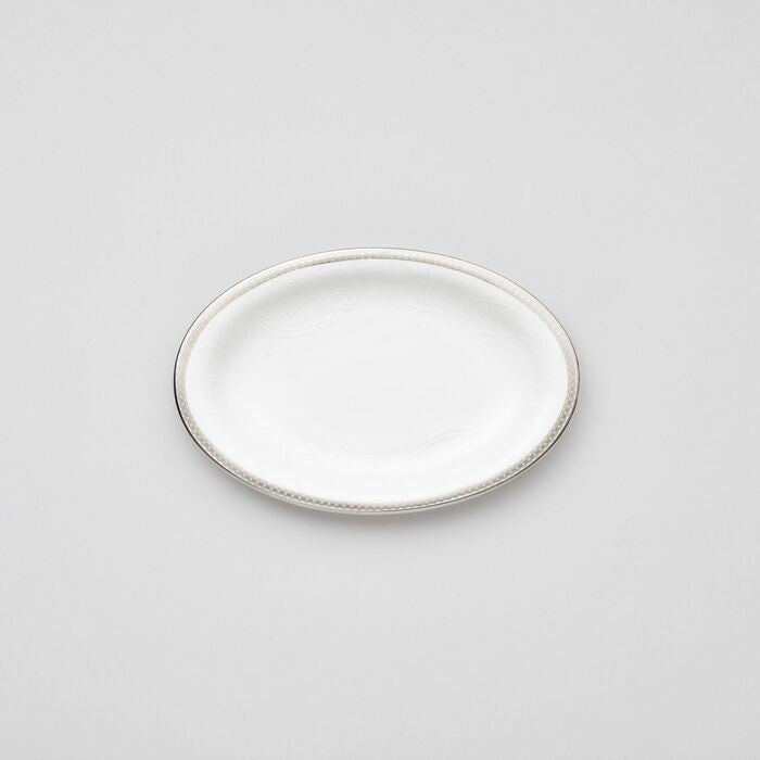 Royal Porcelain - Silver Paisley Fat till såskanna 20,5 cm