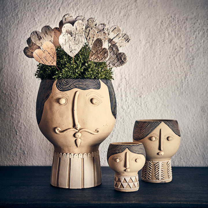 Affari of Sweden - CAMILLE Kruka XS, Beige/svart