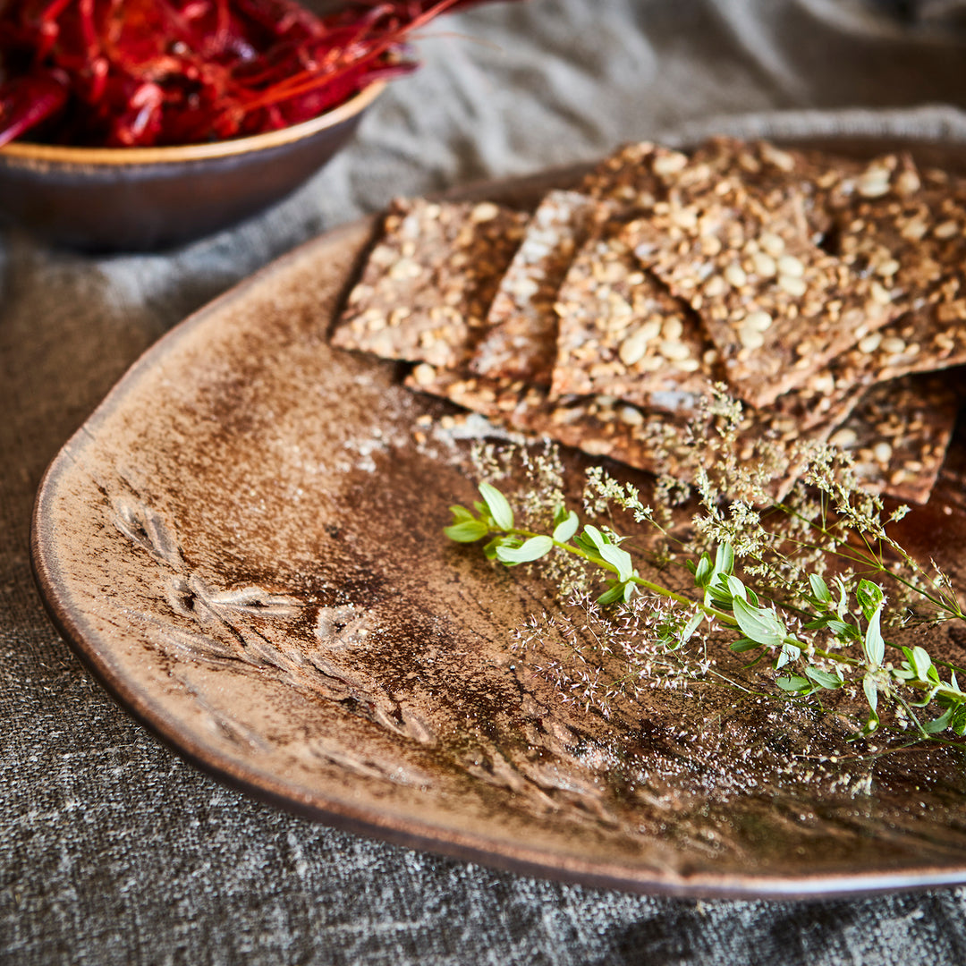 Affari of Sweden - ANNABELLE Serveringsfat, Terrakotta