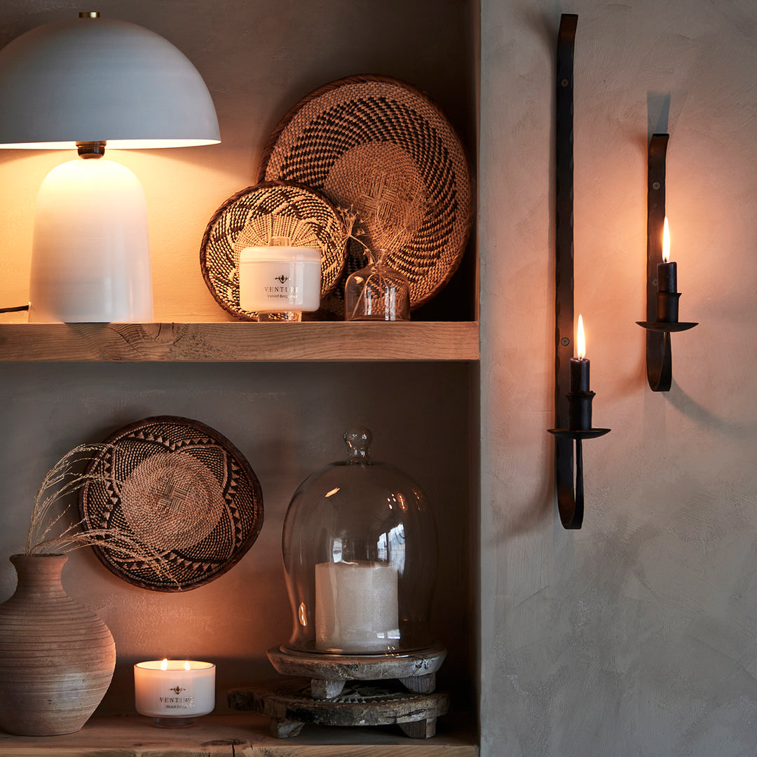 Affari of Sweden - THOR Väggljushållare L, Svart