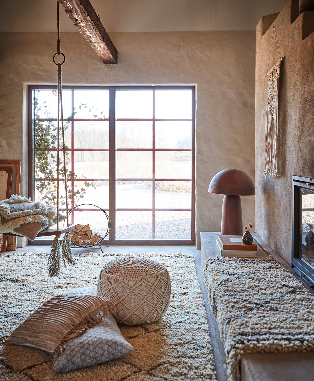 Affari of Sweden - JUNI Sittpuff, Elfenben