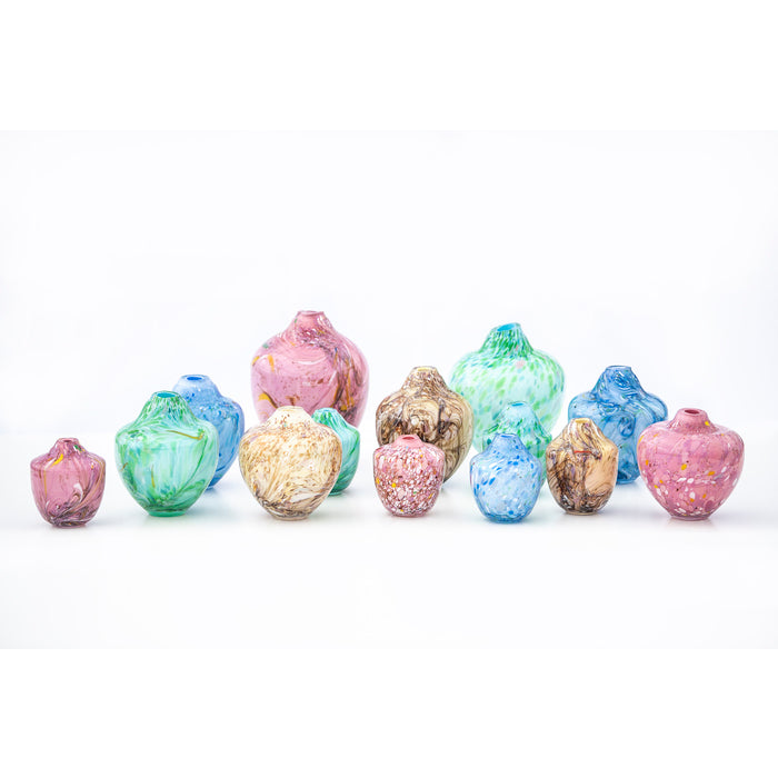 Magnor - Unik skulptur konstglas brun 31 cm