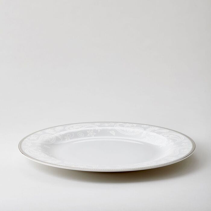 Royal Porcelain - Silver Paisley Runt fat 32,5 cm