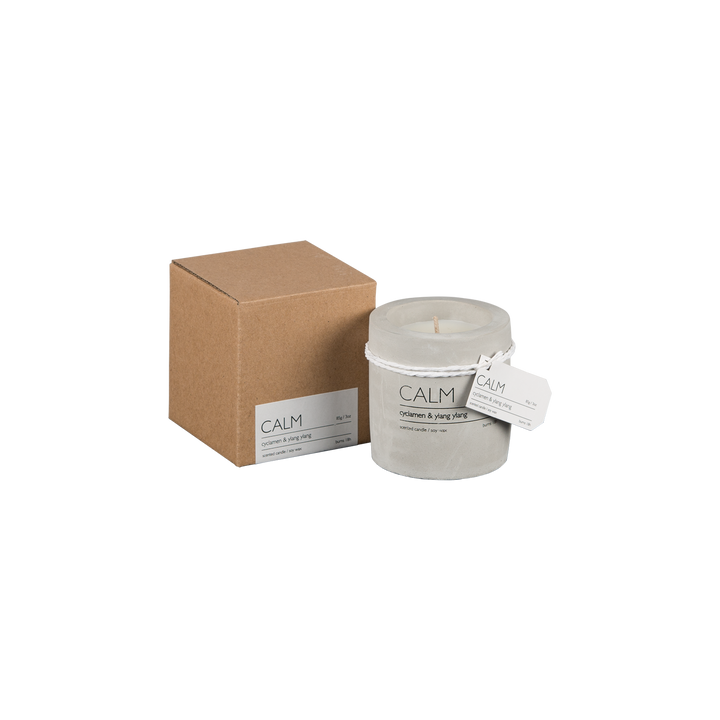 Affari of Sweden - CALM Doftljus S Cyclamen & ylang ylang, Brun/grå