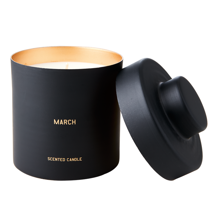 Affari of Sweden - CALENDAR Doftljus Melon, mandarin, cucumber, peach & apple, Svart