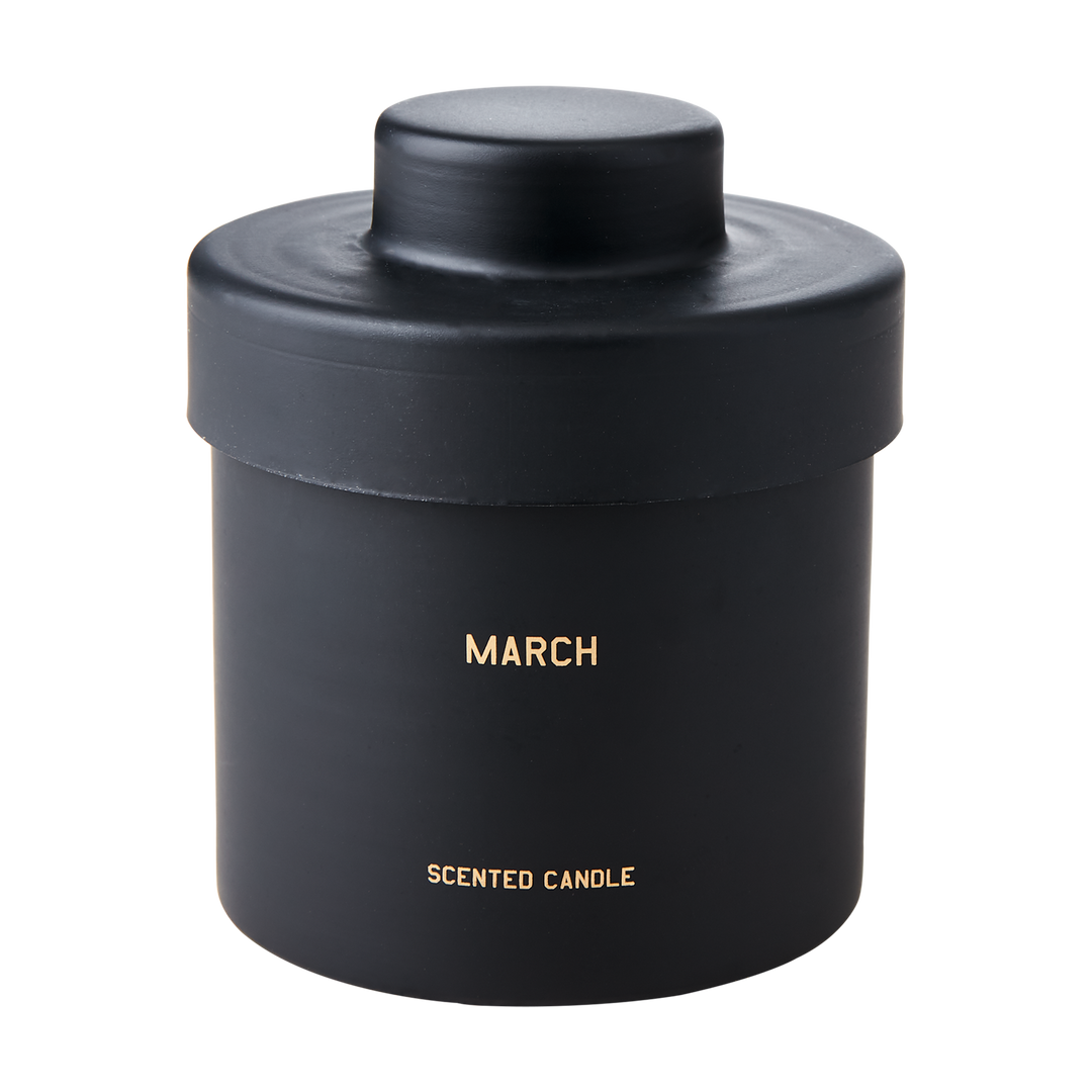 Affari of Sweden - CALENDAR Doftljus Melon, mandarin, cucumber, peach & apple, Svart