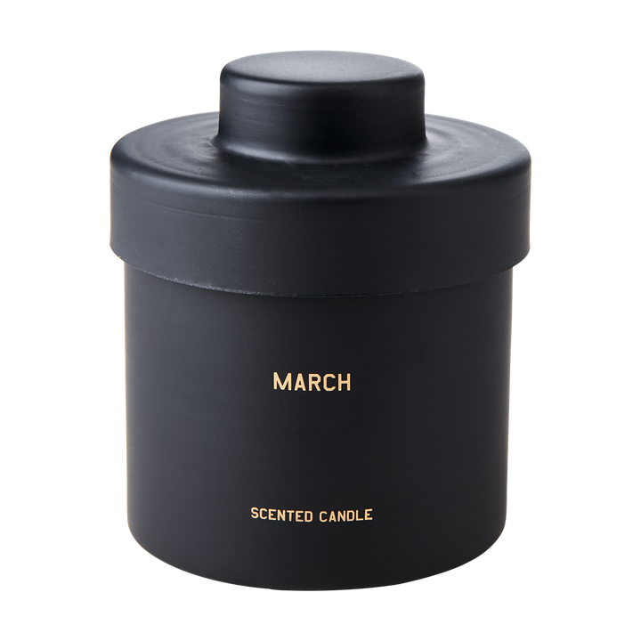 Affari of Sweden - CALENDAR Doftljus Melon, mandarin, cucumber, peach & apple, Svart