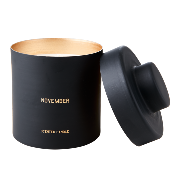 Affari of Sweden - CALENDAR Doftljus Hazelnut & oat, Svart