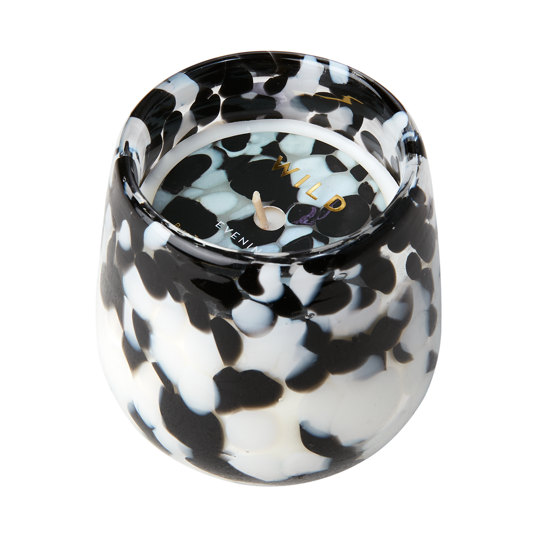 Affari of Sweden - WILD Doftljus Evening, Svart/vit