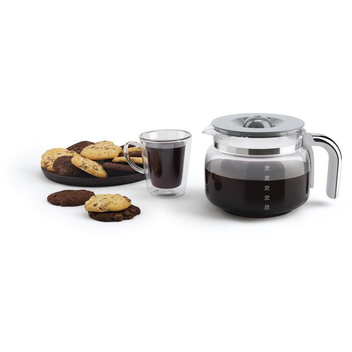 SMEG - DCF02 Kaffebryggare 1,2 L Röd