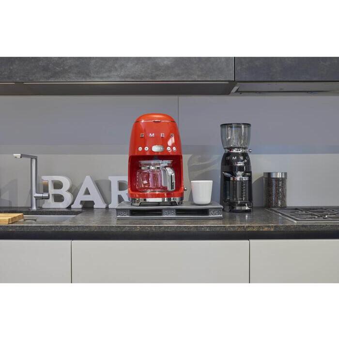 SMEG - DCF02 Kaffebryggare 1,2 L Röd