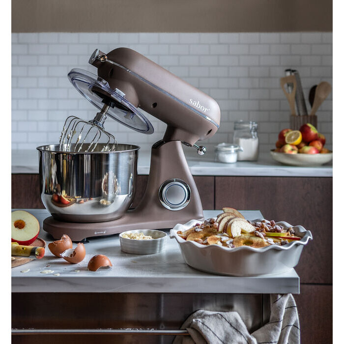 Sabor - Ultimate Köksmaskin med koppling 6,5 L Brun
