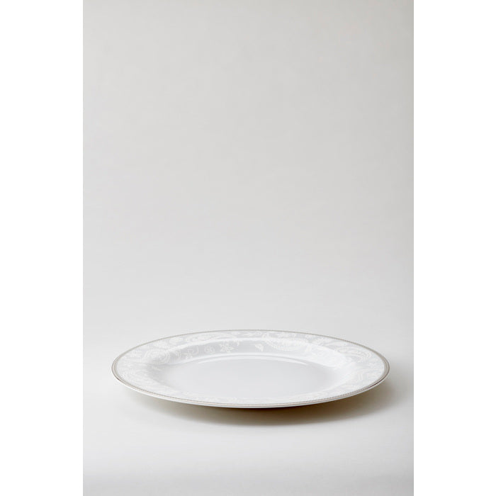 Royal Porcelain - Silver Paisley Runt fat 32,5 cm