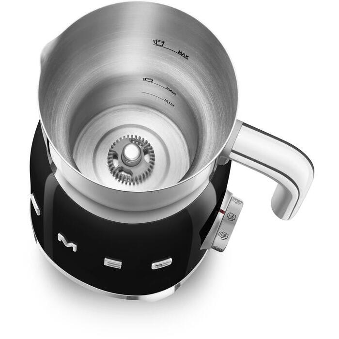 SMEG - MFF11 Mjölkskummare 600 ml Svart