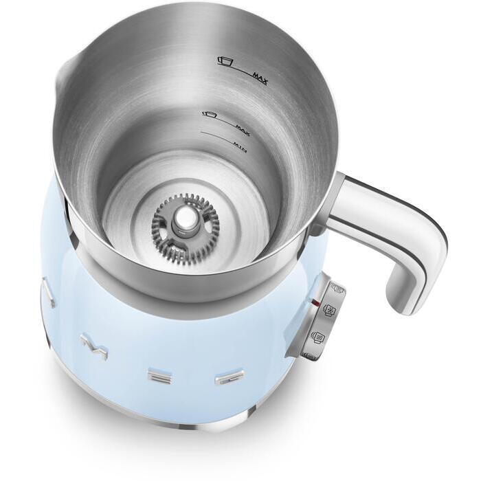 SMEG - MFF11 Mjölkskummare 600 ml Pastellblå