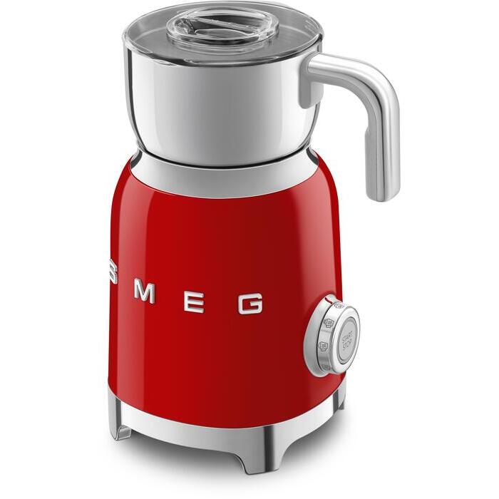 SMEG - MFF11 Mjölkskummare 600 ml Röd