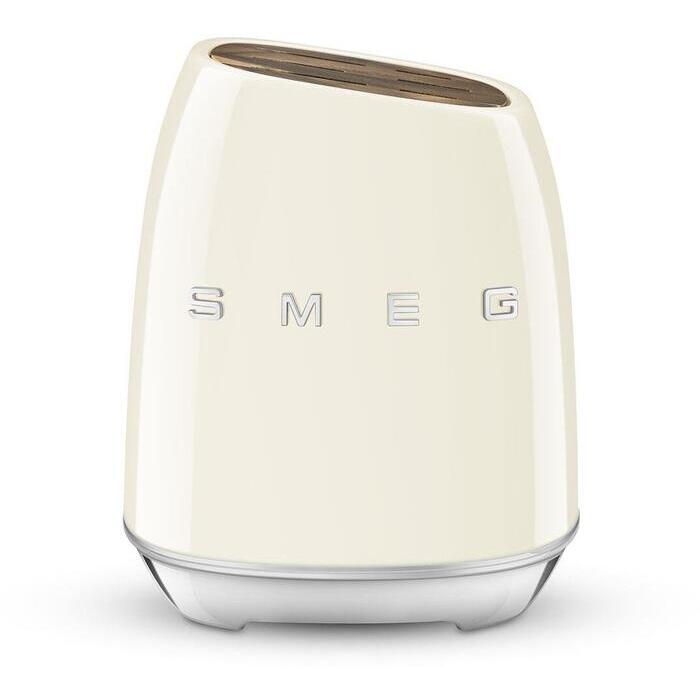 SMEG - KBSF02 Knivblock med 6 knivar Creme