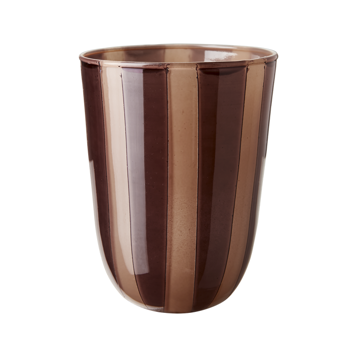 Affari of Sweden - CIRCUS Värmeljushållare M, Bordeaux/beige