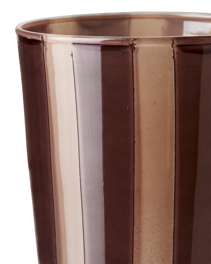 Affari of Sweden - CIRCUS Värmeljushållare M, Bordeaux/beige