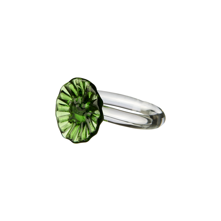 Affari of Sweden - CARINA Servettring, Grön/klar (x8)