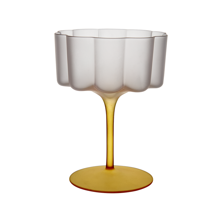 Affari of Sweden - LILLIE Cocktail/dessertglas, Gul (x4)