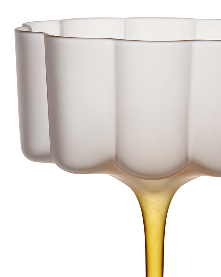 Affari of Sweden - LILLIE Cocktail/dessertglas, Gul (x4)