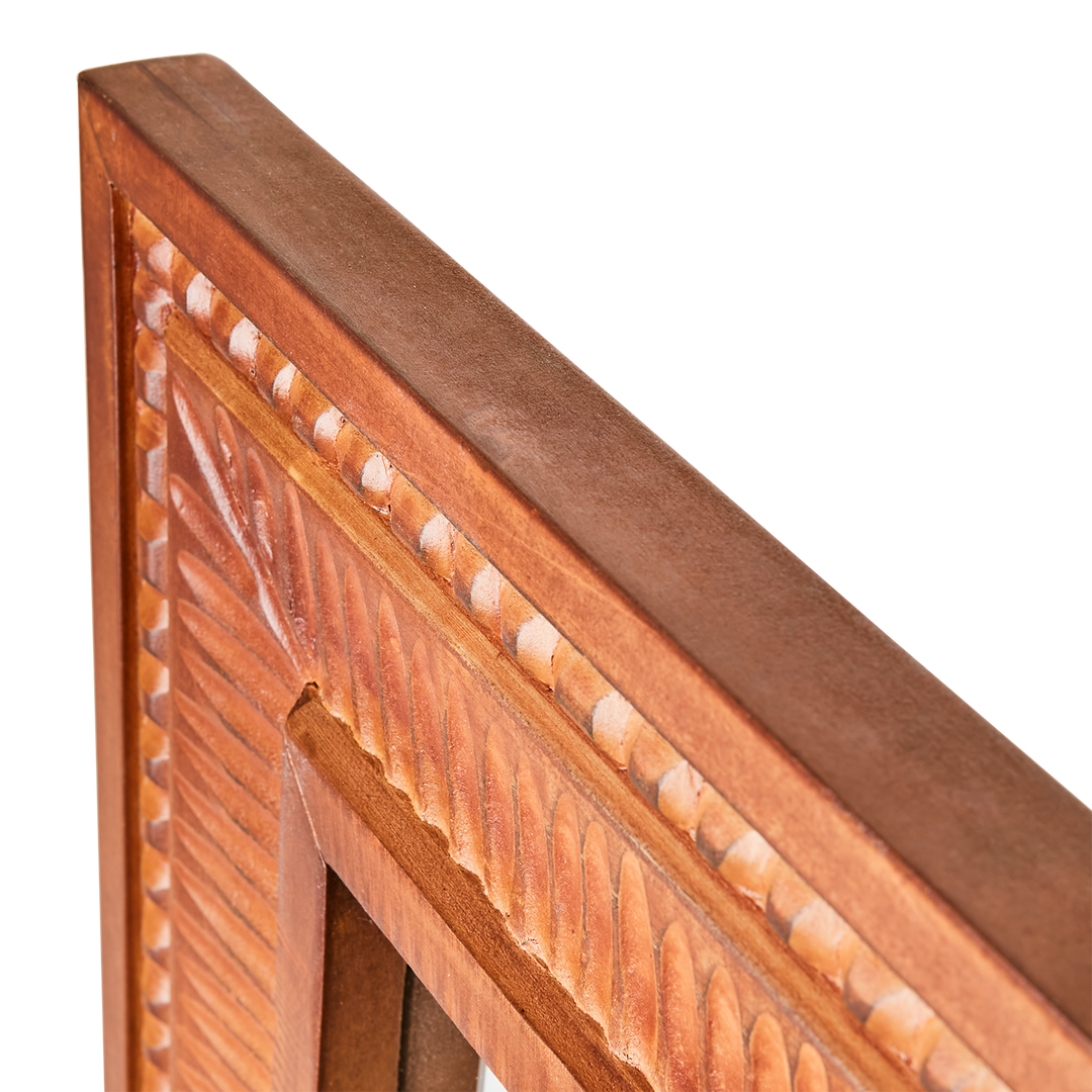 Affari of Sweden - CARVE Spegel, Brun