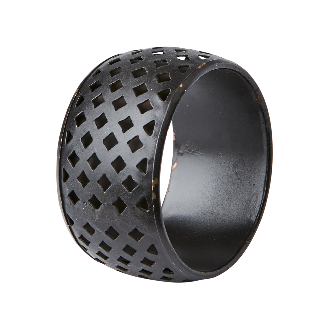 Affari of Sweden - ODIN Servettring, set om 4, Svart