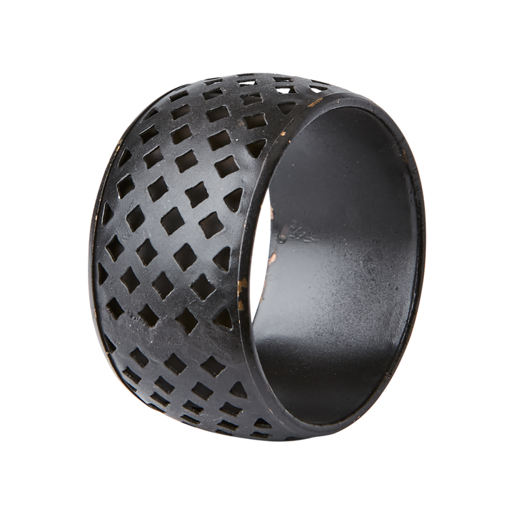 Affari of Sweden - ODIN Servettring, set om 4, Svart