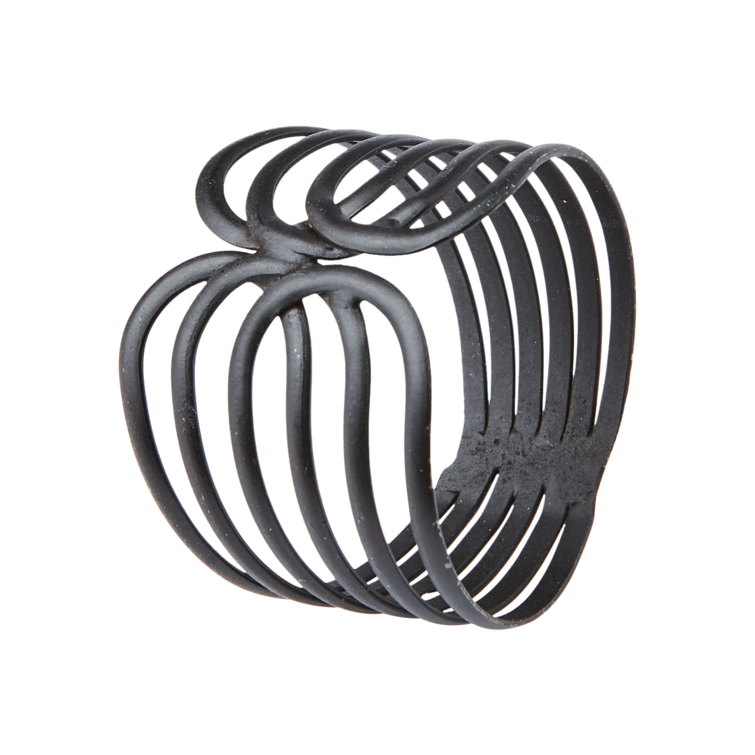 Affari of Sweden - ODIN Servettring, set om 4, Svart