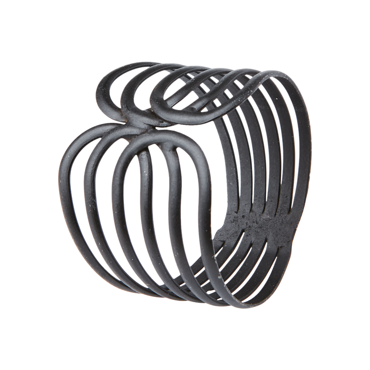 Affari of Sweden - ODIN Servettring, set om 4, Svart