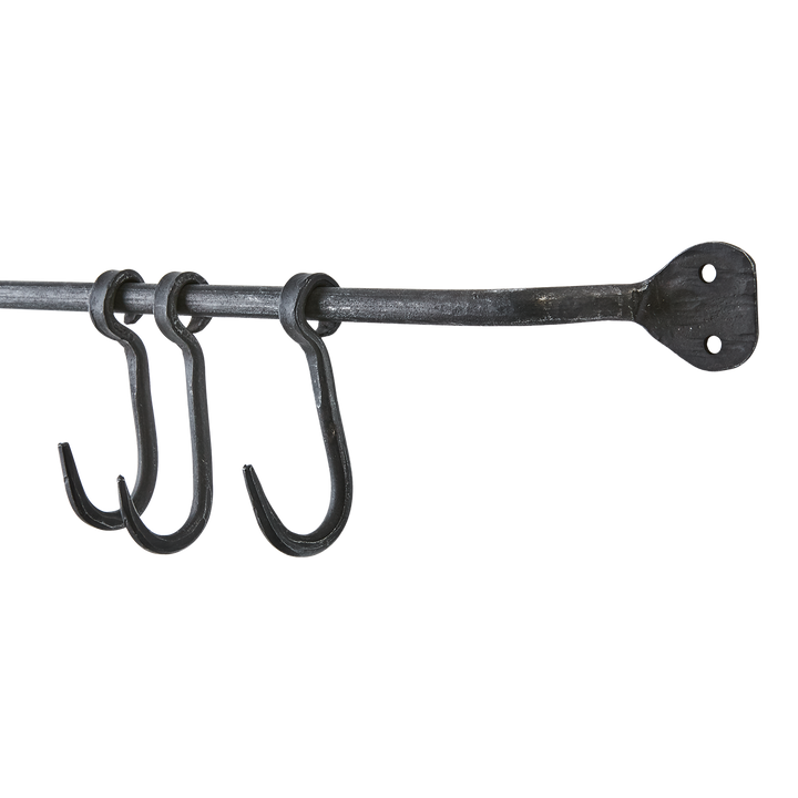 Affari of Sweden - LOKE Stång med krokar M, Svart