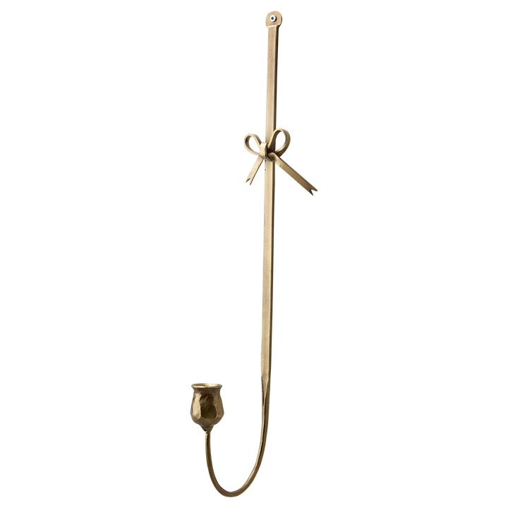 Affari of Sweden - FRANCIS Väggljushållare L, Mässingsfärgad